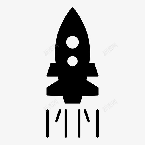 火箭火箭发射太空火箭图标svg_新图网 https://ixintu.com 太空火箭 宇宙飞船 火箭 火箭发射