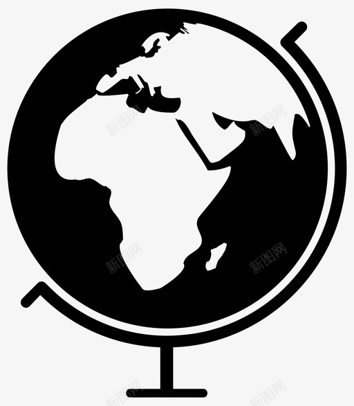 地球非洲地图图标svg_新图网 https://ixintu.com 世界 地图 地球 旅行 非洲