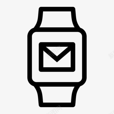 电子邮件苹果手表信件图标图标