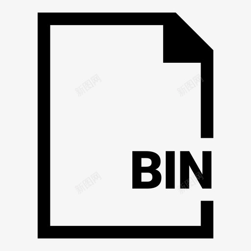 bindocumentextension图标svg_新图网 https://ixintu.com bin document extension file 二进制磁盘映像 最流行的文件扩展名行