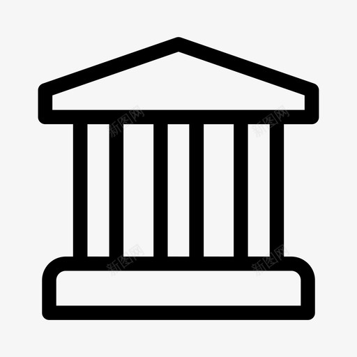 银行金融学院图标svg_新图网 https://ixintu.com 学校 学院 金融 银行 随机收集10
