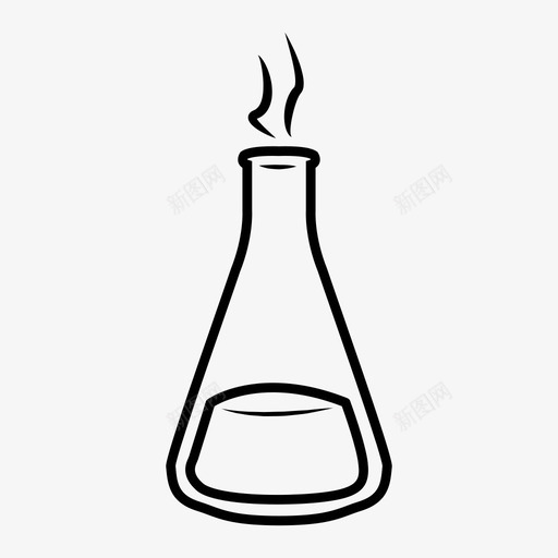 erlenmeyer烧瓶化学实验室图标svg_新图网 https://ixintu.com erlenmeyer烧瓶 化学 实验室 科学 试管