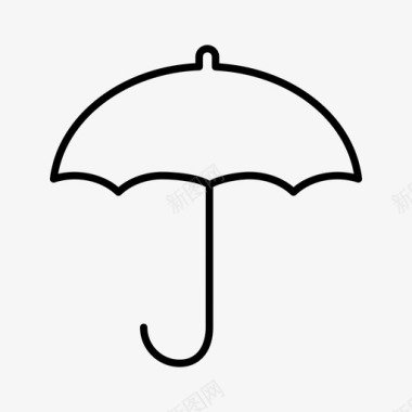 伞雨太阳图标图标