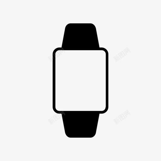 智能手表苹果手镯图标svg_新图网 https://ixintu.com 手镯 智能手表 苹果 设备响应