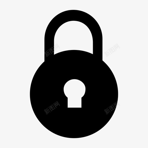 锁储物柜私人图标svg_新图网 https://ixintu.com 保安 储物柜 安全 私人 锁