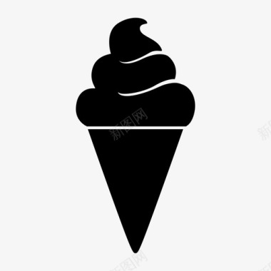 冰淇淋甜点食物图标图标