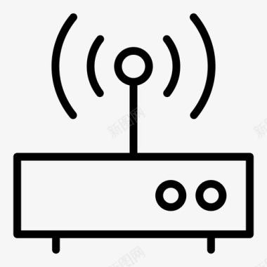 wifi路由器互联网网络图标图标