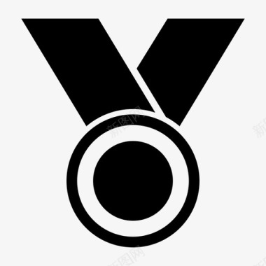 奖章成就奥运会图标图标
