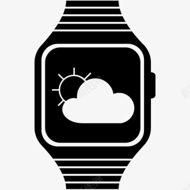 智能手表苹果天气图标图标