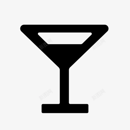 酒吧和餐厅咖啡厅鸡尾酒图标svg_新图网 https://ixintu.com 咖啡厅 地图标记 酒吧和餐厅 饮料 鸡尾酒