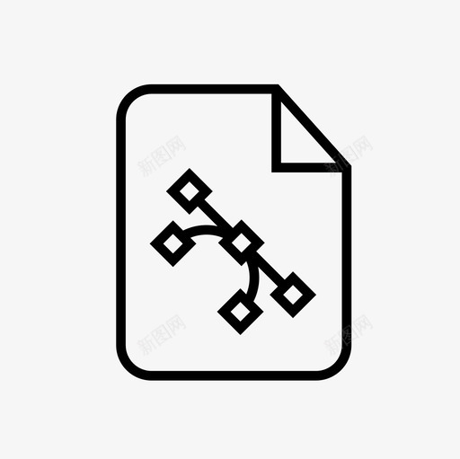 文件eps文件图形文件图标svg_新图网 https://ixintu.com eps文件 图形文件 文件和文件夹细线图标集 文件矢量