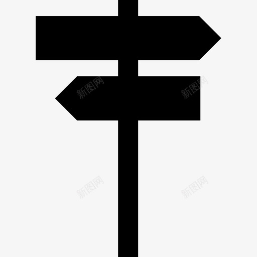 方向导航标志图标svg_新图网 https://ixintu.com 导航 方向 标志 街道标志 道路