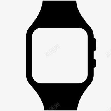 智能手表时钟时间图标图标