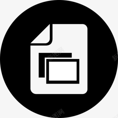 powerpoint文件格式图标图标