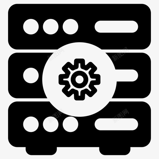 服务器配置服务器维护设置图标svg_新图网 https://ixintu.com uinder构造 服务器维护 服务器配置 设置