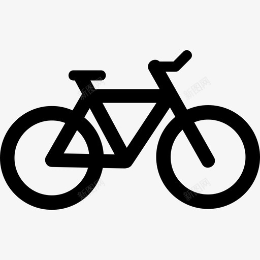 自行车山地车交通工具图标svg_新图网 https://ixintu.com 交通工具 山地车 自行车