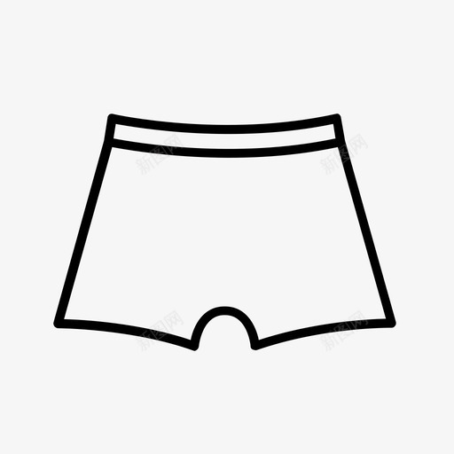 内衣拳击短裤裤子图标svg_新图网 https://ixintu.com 内衣 拳击短裤 裤子