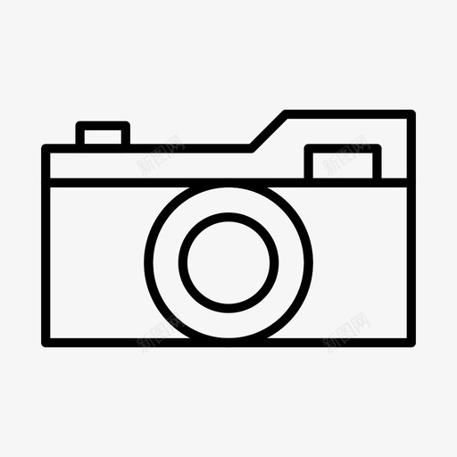 照相机图像照片图标svg_新图网 https://ixintu.com 图像 图片 摄影 照片 照相机 简单