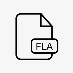 fla文件和文件夹文件flaadobeflashfla文件图标高清图片