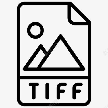 tiff文件标记图像图标图标