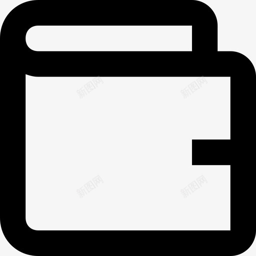 钱包皮夹钱包现金钱包图标svg_新图网 https://ixintu.com 一套线路必需品图标 现金钱包 皮夹钱包 钱包 钱夹