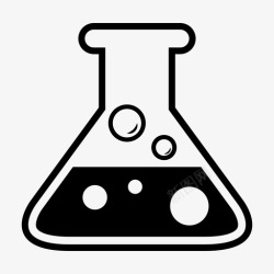 erlenmeyererlenmeyer烧瓶化学实验室图标高清图片