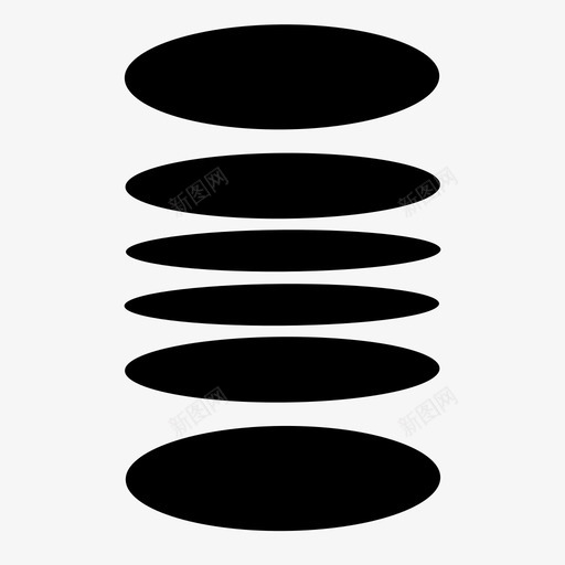 椭圆形抽象圆形图标svg_新图网 https://ixintu.com 圆形 抽象 抽象元素 有机 椭圆形 自然
