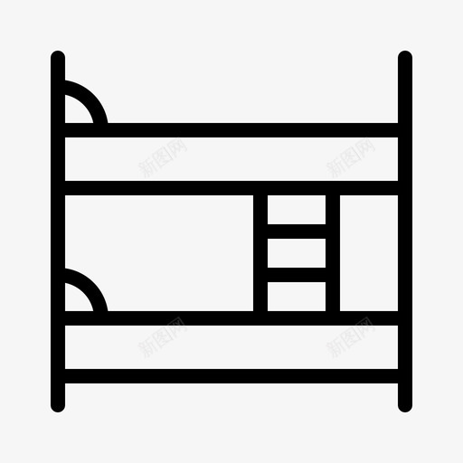 住宿和早餐城市位置图标svg_新图网 https://ixintu.com 位置 住宿和早餐 地图 城市 城镇