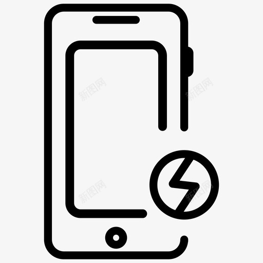 振动模式android充电图标svg_新图网 https://ixintu.com android iphone 充电 手机 振动模式