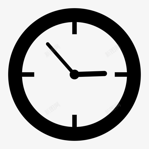 时间时钟股票图标svg_新图网 https://ixintu.com 时钟 时间 标志 股票 计时器