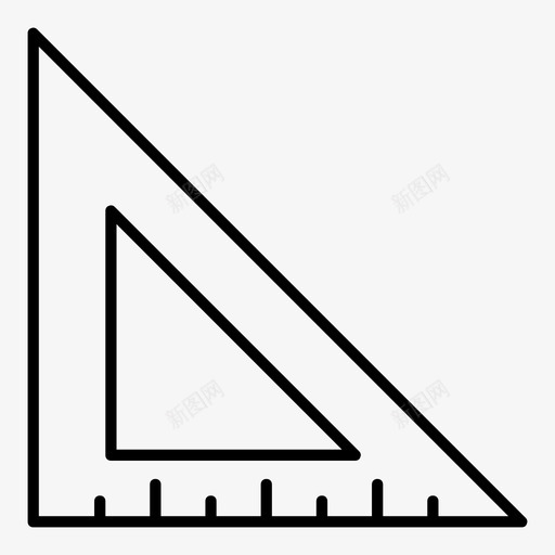 设置正方形几何图形标尺图标svg_新图网 https://ixintu.com 三角形 几何图形 基本图标集 标尺 设置正方形