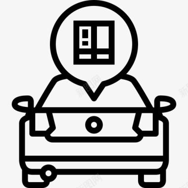 汽车服务手册信息服务日志图标图标