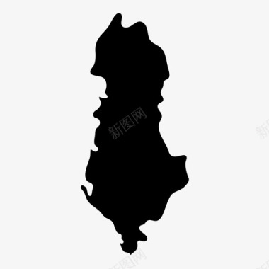 阿尔巴尼亚国家东欧图标图标