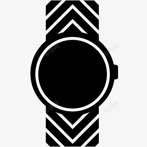 智能手表时钟音乐图标svg_新图网 https://ixintu.com 时钟 时间 智能手表 音乐