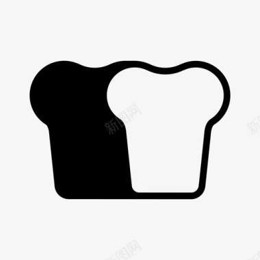 面包奶油蛋糕小面包图标图标