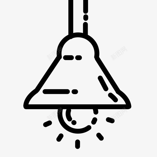 灯固定装置图标svg_新图网 https://ixintu.com 固定装置 灯