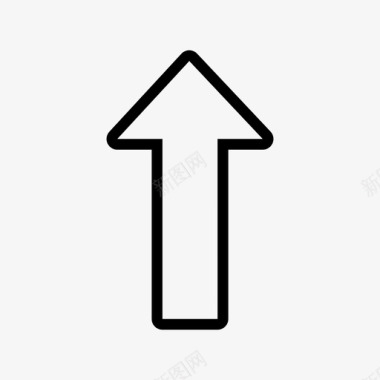 向上箭头指向箭头图标图标
