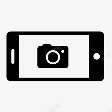 智能手机摄像头多媒体资料图像图标图标