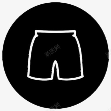 泳裤衣服短裤图标图标