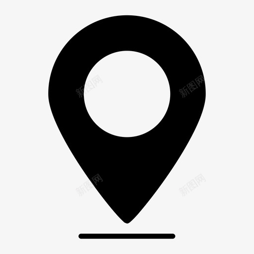 地图针gps定位图标svg_新图网 https://ixintu.com gps 地图针 定位 导航 旅行