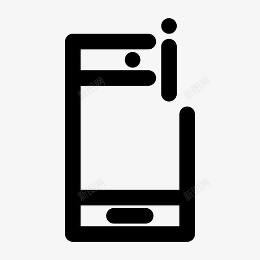 信息智能手机androidgadget图标svg_新图网 https://ixintu.com android gadget smartphonebold 信息智能手机