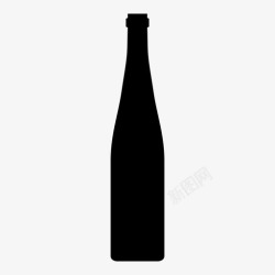 阿尔萨斯阿尔萨斯瓶品尝葡萄酒图标高清图片
