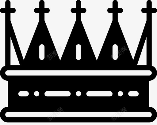 皇冠古董历史图标svg_新图网 https://ixintu.com 中世纪 历史 古董 史密顿中世纪实心 旧的 皇冠