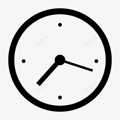 钟表滴答器计时器图标svg_新图网 https://ixintu.com 滴答器 计时器 设备 钟表