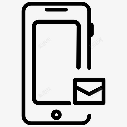 手机短信android电子邮件图标svg_新图网 https://ixintu.com android iphone 手机 手机短信 电子邮件