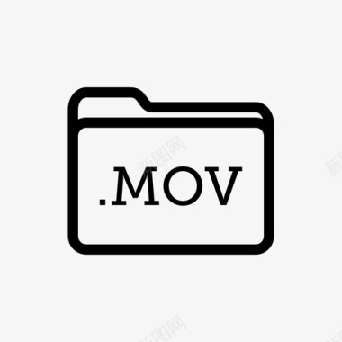 mov文件夹文件夹文件图标图标
