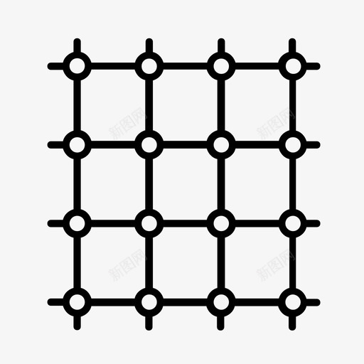 网建筑工地工地图标svg_新图网 https://ixintu.com 安全网 工地 建筑工地 网