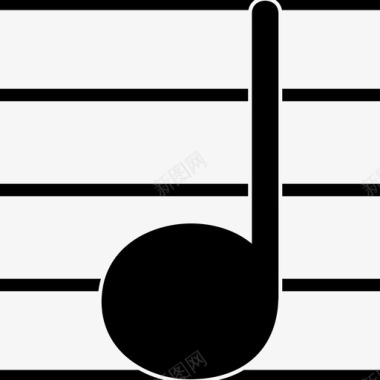 音符乐器音乐家图标图标