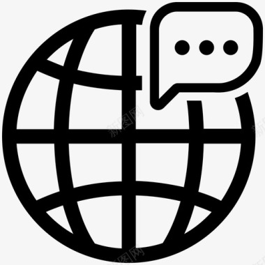 网络通信电子邮件全球图标图标