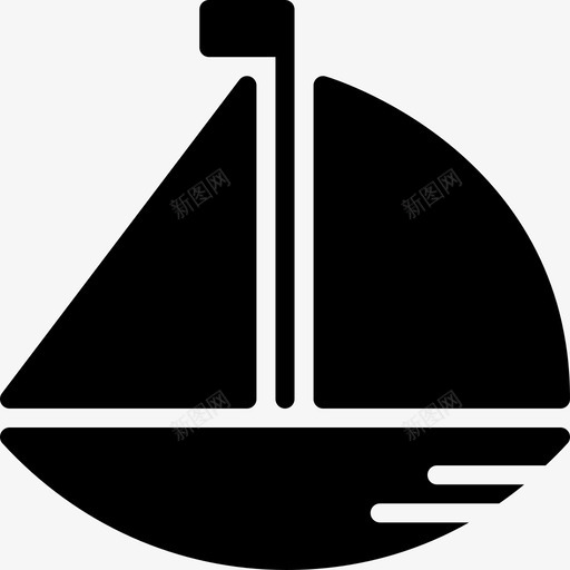 帆船宝贝孩子图标svg_新图网 https://ixintu.com 孩子 宝贝 帆船 玩具
